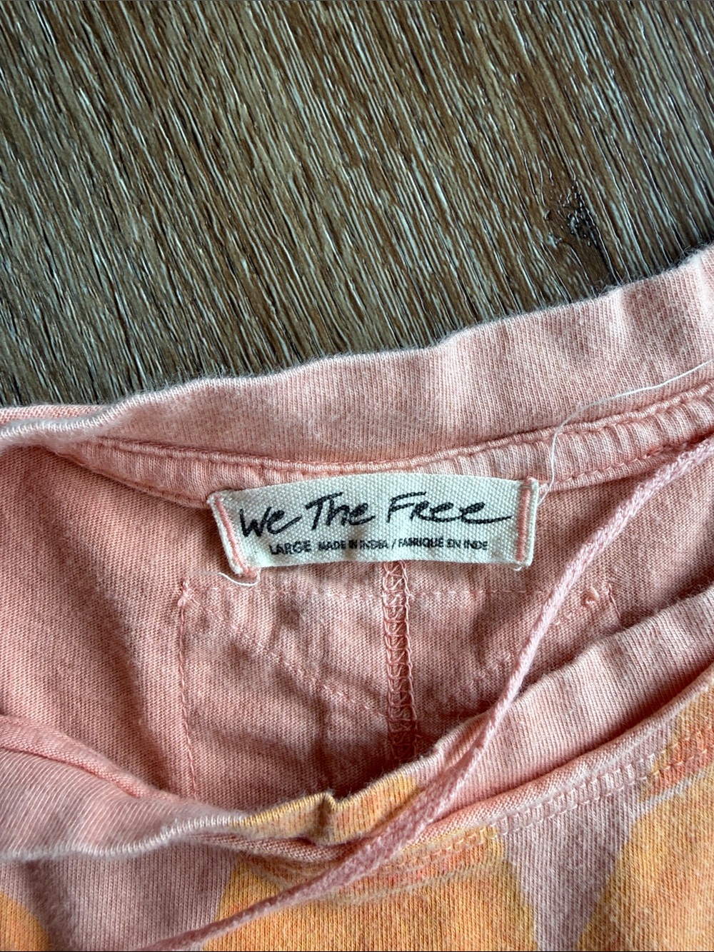 We The Free peach ombré sun tee - Picture 2 of 4